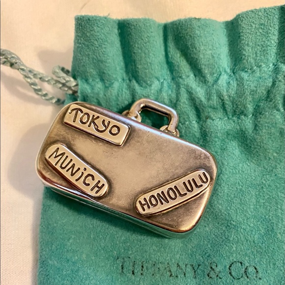 Tiffany & Co Suitcase Pillbox *Retired and Rare* - Picture 3 of 10